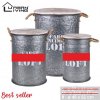 "LOFT & METAL" BIDON EN METAL (GRANDE)
