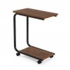 MESA AUXILIAR NEGRA COM RODAS - 21300047