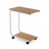 MESA AUXILIAR BRANCA COM RODAS - 21300046