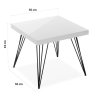 MESA AUXILIAR BRANCA SEATLE - 20360006