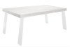 PALMA LC - MESA DE JANTAR 165CM PINHO E CARVALHO PÉS FERRO BRANCO