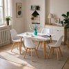DINAMARCA & FINA Conjunto de Mesa e Cadeiras