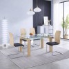 SENSEI Conjunto de Mesa de Tampo Duplo e Cadeiras