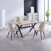 ROYCE & RORY Conjunto de Mesa e Cadeiras