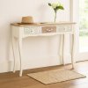 CONSOLA RUSTICA BRANCA 3 GAVETAS 21530123