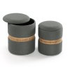 ANEL BAMBU Conjunto 2 Puffs