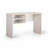 SECRETARIA C/ 2 PRATELEIRAS (120L X 50P X 85A),COR BRANCA