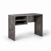 SECRETARIA C/ 2 PRATELEIRAS (120L X 50P X 85A),COR CINZA