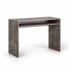 SECRETARIA C/ 1 PRATELEIRAS (120L X 50P X 85A),COR CINZA