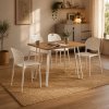JANSEN Conjunto de Mesa e 5 Cadeiras