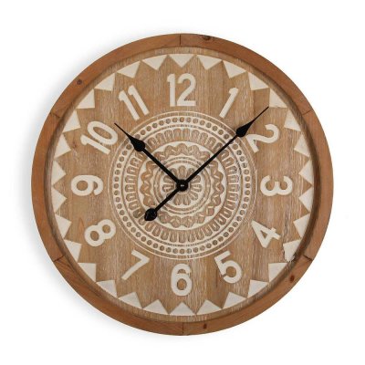 RELOGIO PAREDE MADEIRA 60 CM