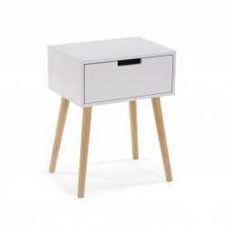 MESA AUXILIAR QUADRADA BRANCA - 21810101