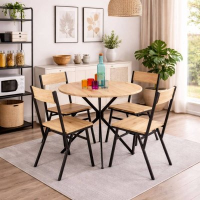 DOCK60 Conjunto de Mesa e Cadeiras