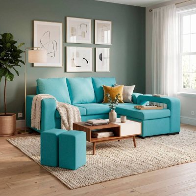 CHELSEA Sofá Chaise Longue Reversível