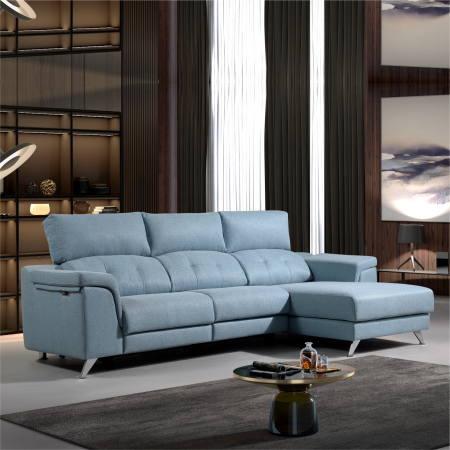 Comprar sofá chaise longue relax motorizado online - SofaNatur