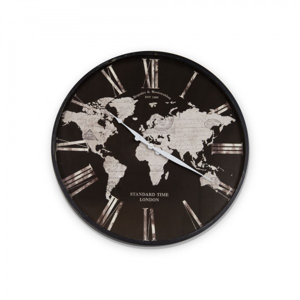 Relógio Mapa Mundo